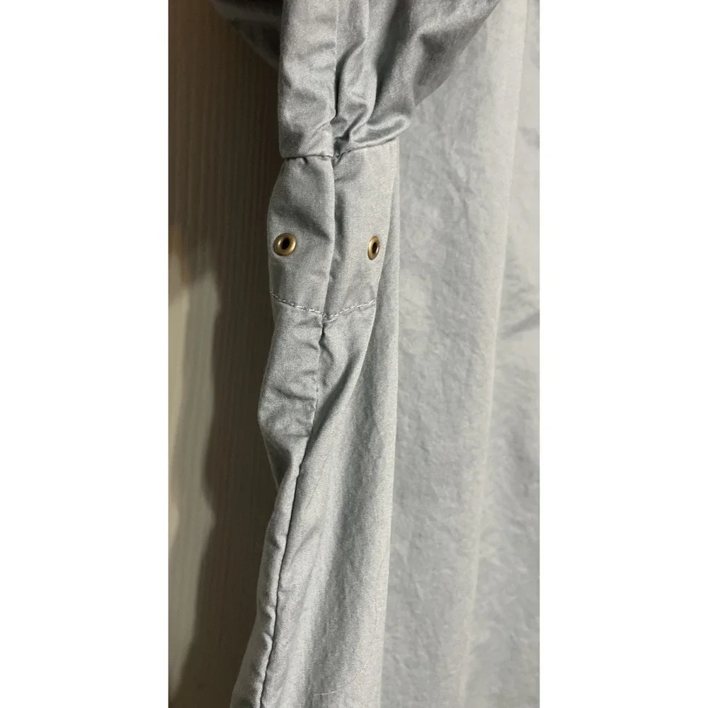 Vintage The North Face‎ Full Zip Jacket Mens Medium Windbreaker Orange/ Gray